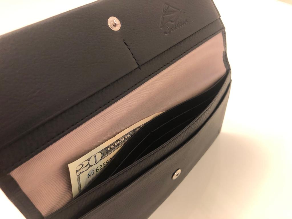 111. Marshmallow Flap Long Wallet