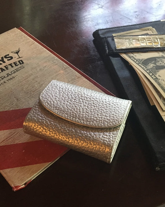 778. Macaron Trifold Wallet (dots)